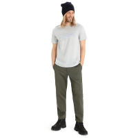Icebreaker Men's Merino Tech Lite II Short Sleeve T-Shirt Ski Stripes