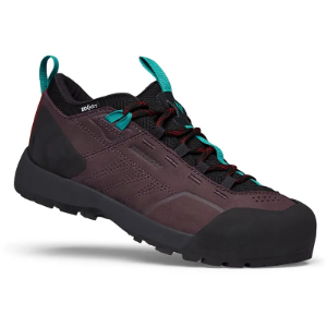 Black Diamond Women's Mission Leather Low WP Approach Shoes in Mulberry Black