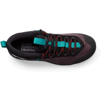 Black Diamond Women's Mission Leather Low WP Approach Shoes in Mulberry Black