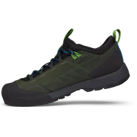 Black Diamond Men's Mission Leather Low WP Approach Shoes in Cypress Black