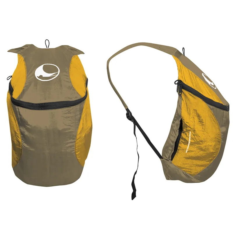 Ticket To The Moon Mini Backpack in Brown Dark Yellow