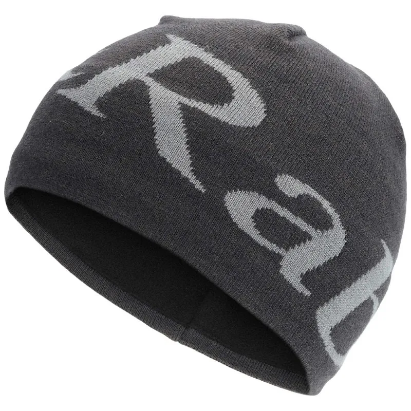 Rab Logo Beanie Anthracite Granite