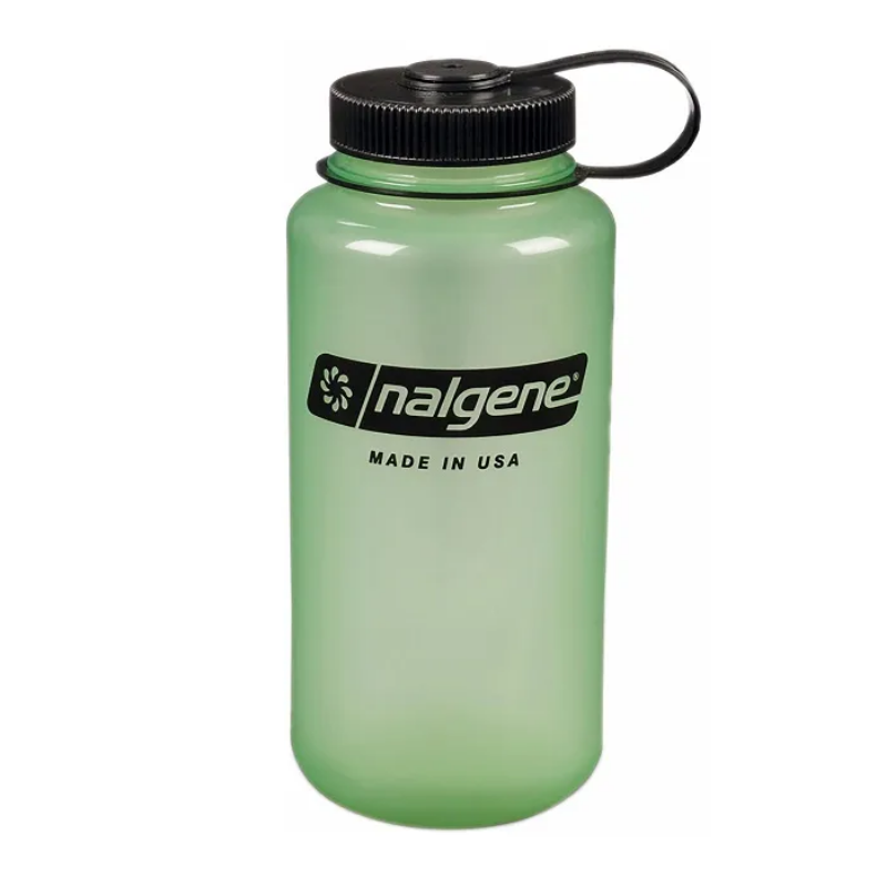 Nalgene Wide Mouth Tritan 1L Sustain in Glow Green