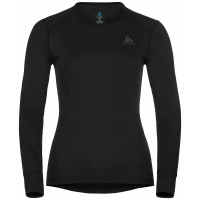 Odlo Women's ACTIVE WARM ECO Long-Sleeve Baselayer Top in Black