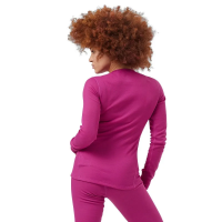 Odlo Women's ACTIVE WARM ECO Long-Sleeve Baselayer Top in Festival Fuchsia