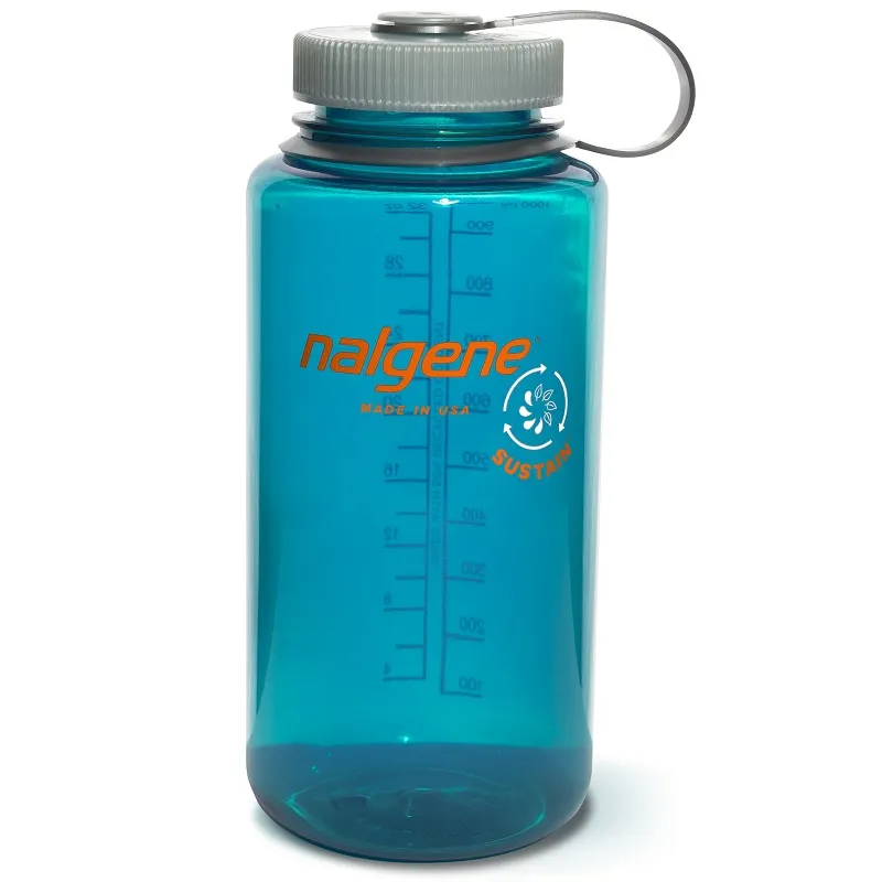 Nalgene Wide Mouth Tritan 1L Sustain in Trout Green