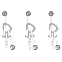 Petzl Pirana Club in Green