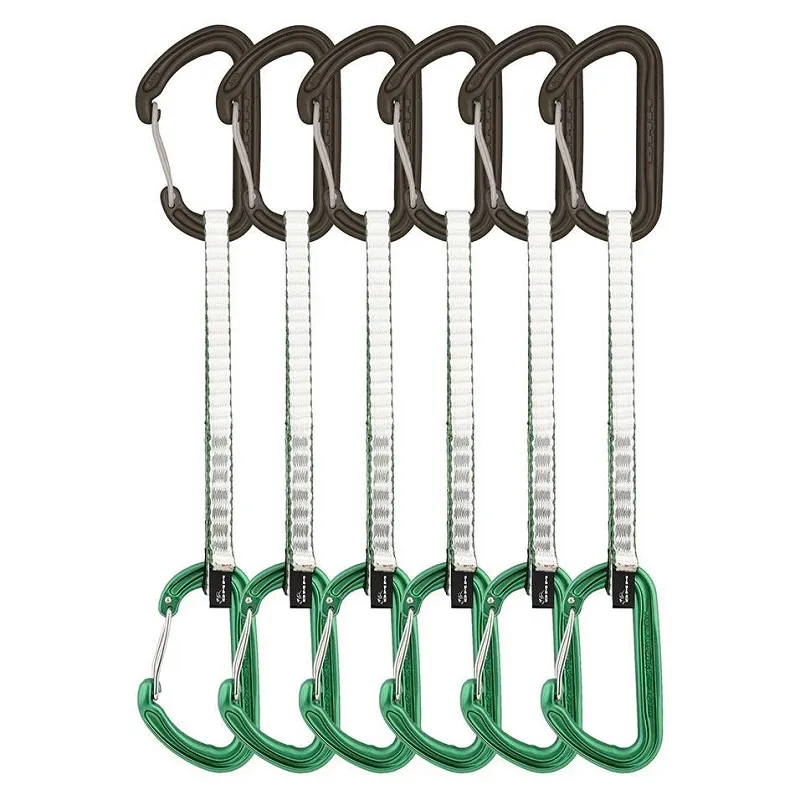 DMM Spectre Quickdraw - 6 Pack in 18cm Matt Grey / Green