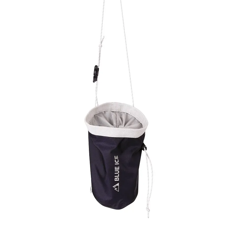 Blue Ice Sender Chalk Bag in Black Iris
