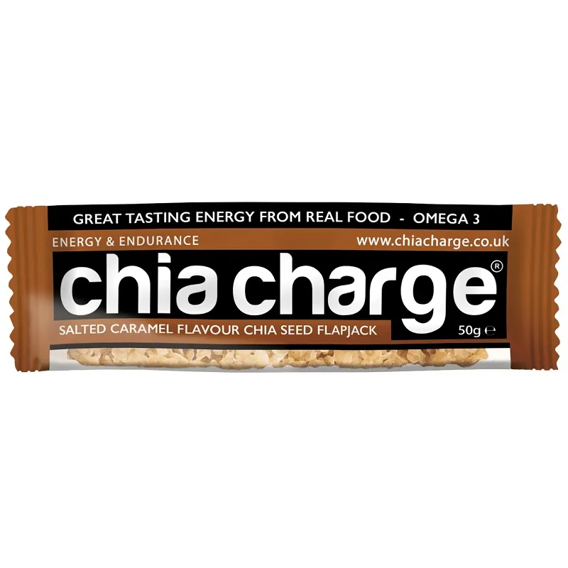 Chia Charge Flapjack in Salted Caramel