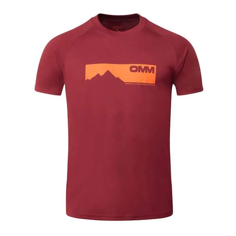OMM Ltd Bearing Tee S/S in Red