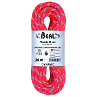 Beal Rando 8mm Walkers Rope in Pink Golden Dry