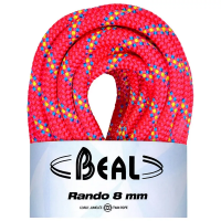 Beal Rando 8mm Walkers Rope in Pink Golden Dry