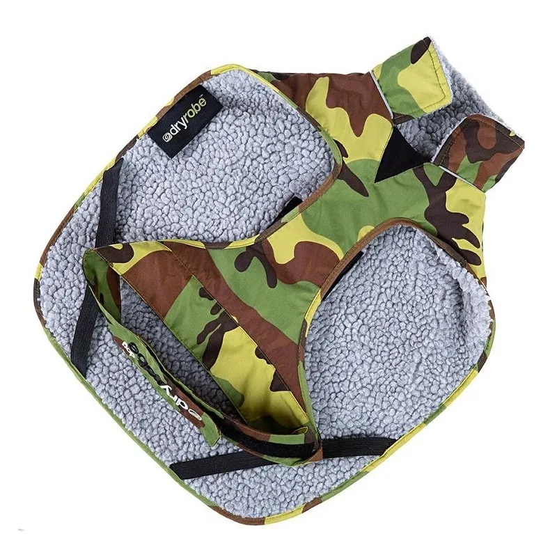 Dryrobe Dog Robe XS in Camo / Grey