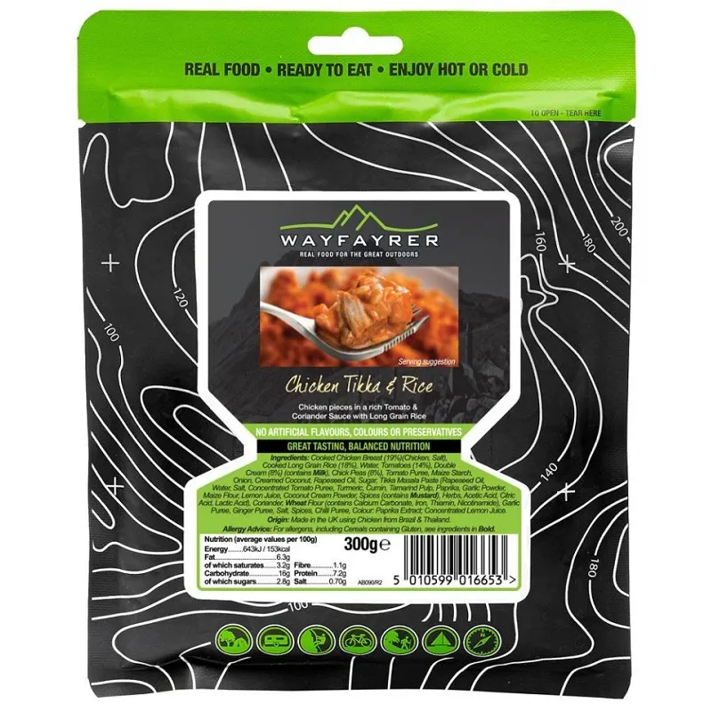 Wayfayrer Main Meal Chicken Tikka & Rice