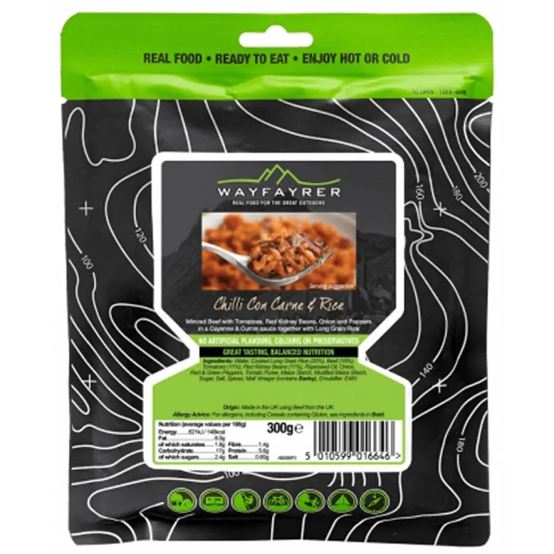 Wayfayrer Main Meal Chilli Con Carne & Rice