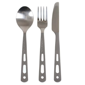 Lifeventure Titanium Cutlery Set