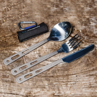 Lifeventure Titanium Cutlery Set