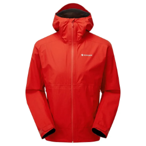 Montane Men's Spirit Lite Waterproof Jacket in Adrenaline Red