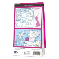 Ordnance Survey Landranger 1:50 000 Laminated 19 - Gairloch & Ullapool