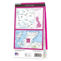 Ordnance Survey Landranger 1:50 000 Laminated 20 - Beinn Dearg