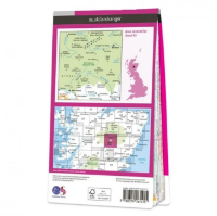 Ordnance Survey Landranger 1:50 000 Laminated 43 - Braemar & Blair Atholl