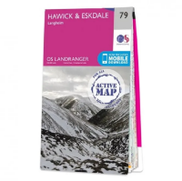 Ordnance Survey Landranger 1:50 000 Laminated 79 - Hawick & Eskdale
