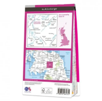 Ordnance Survey Landranger 1:50 000 Laminated 79 - Hawick & Eskdale