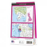Ordnance Survey Landranger 1:50 000 Laminated 96 - Barrow-in-Furness & South Lakeland