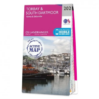 Ordnance Survey Landranger 1:50 000 Laminated 202 - Torbay & South Dartmoor