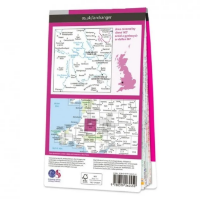 Ordnance Survey Landranger 1:50 000 Laminated 147 - Elan Valley