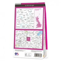 Ordnance Survey Landranger 1:50 000 Laminated 140 - Leicester & Coventry