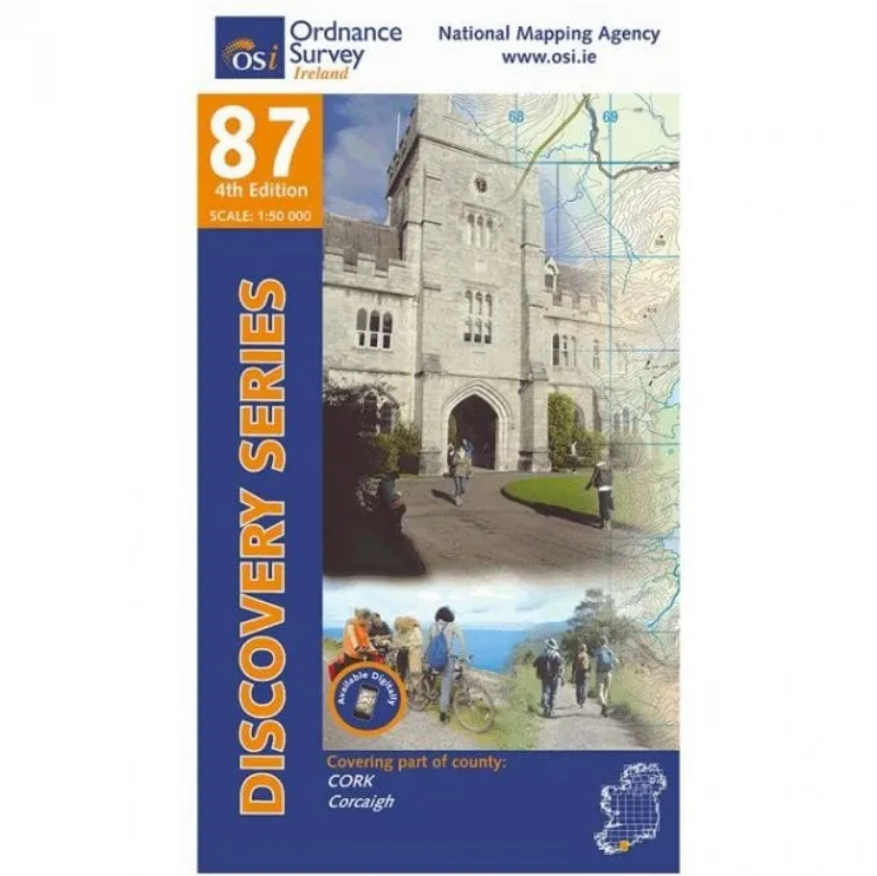 Ordnance Survey of Ireland Discovery Series 1:50 000 - 87 - Cork