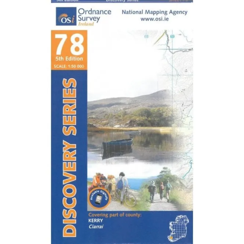 Ordnance Survey of Ireland Discovery Series 1:50 000 - 78 - Kerry The Reeks