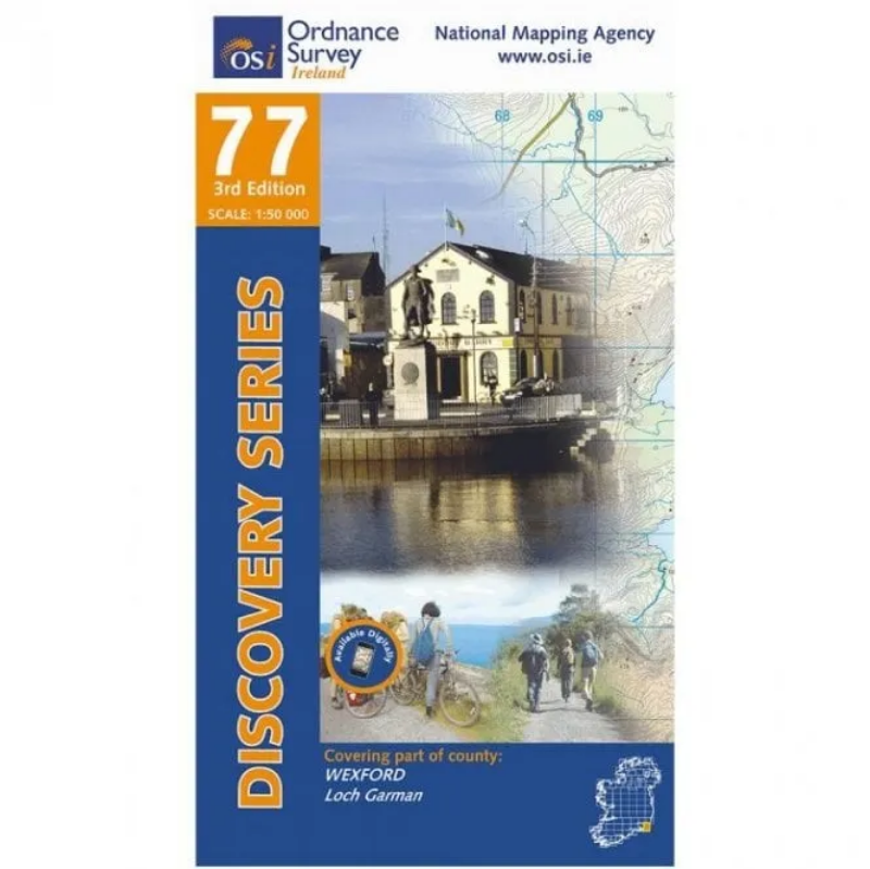 Ordnance Survey of Ireland Discovery Series 1:50 000 - 77 - Wexford