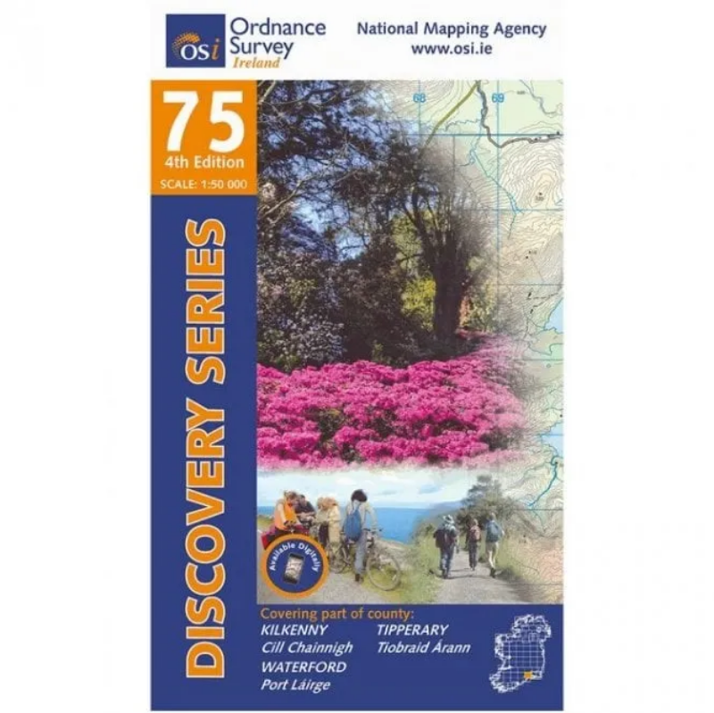 Ordnance Survey of Ireland Discovery Series 1:50 000 - 75 - Waterford North