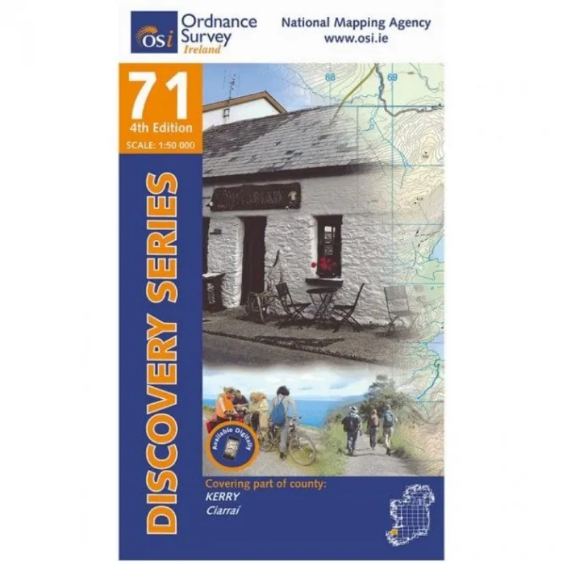 Ordnance Survey of Ireland Discovery Series 1:50 000 - 71 - Kerry Tralee