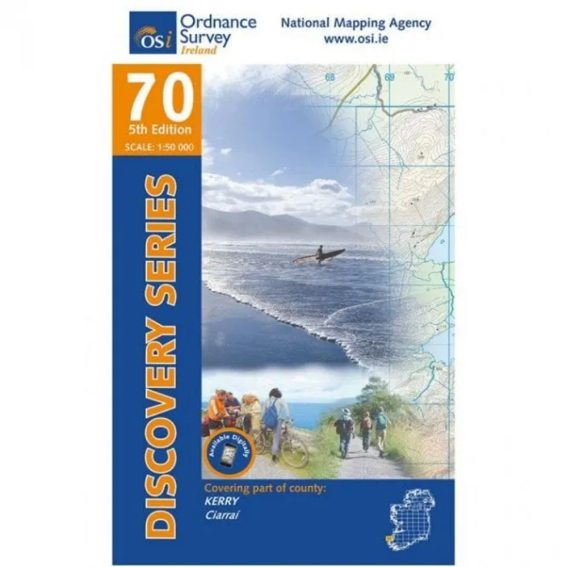 Ordnance Survey of Ireland Discovery Series 1:50 000 - 70 - Kerry Dingle