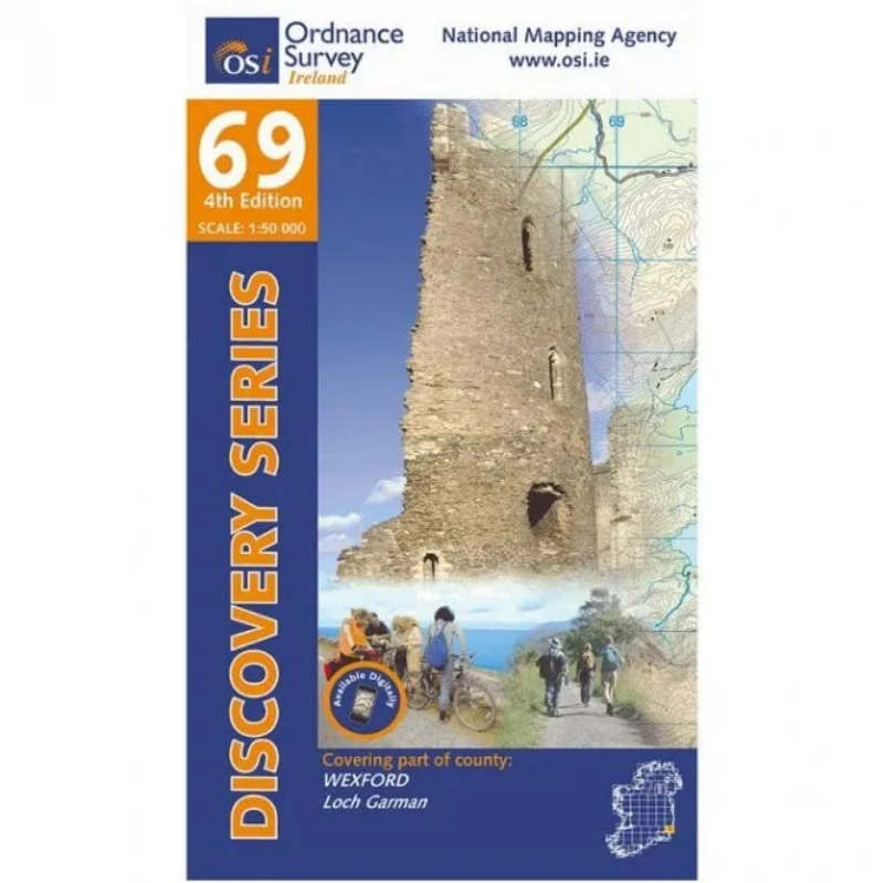 Ordnance Survey of Ireland Discovery Series 1:50 000 - 69 - Wexford