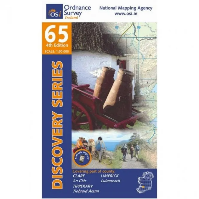 Ordnance Survey of Ireland Discovery Series 1:50 000 - 65 - Clare Limerick Tipperary