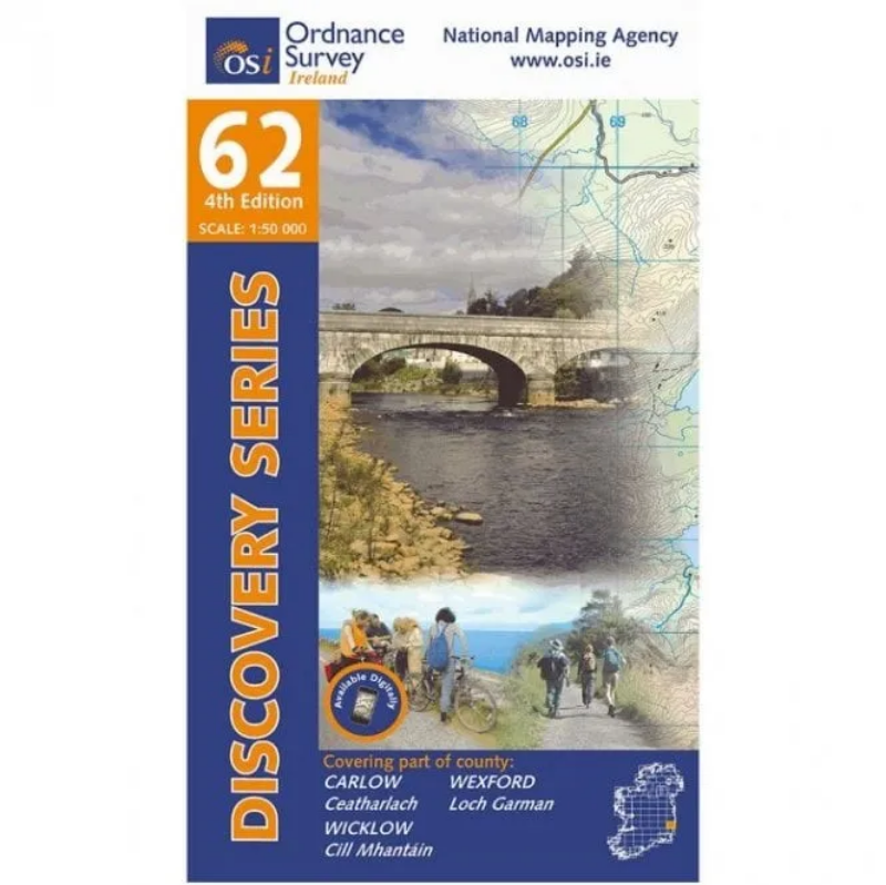 Ordnance Survey of Ireland Discovery Series 1:50 000 - 62 - Clare Wexford Wicklow