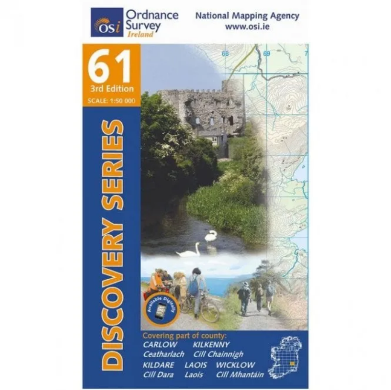 Ordnance Survey of Ireland Discovery Series 1:50 000 - 61 - Carlow Kildare