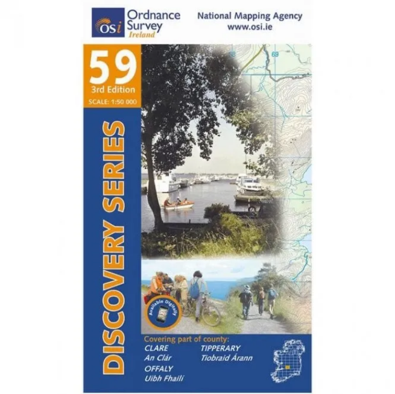 Ordnance Survey of Ireland Discovery Series 1:50 000 - 59 - Clare Tipperary