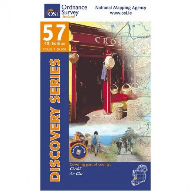 Ordnance Survey of Ireland Discovery Series 1:50 000 - 57 - Clare West