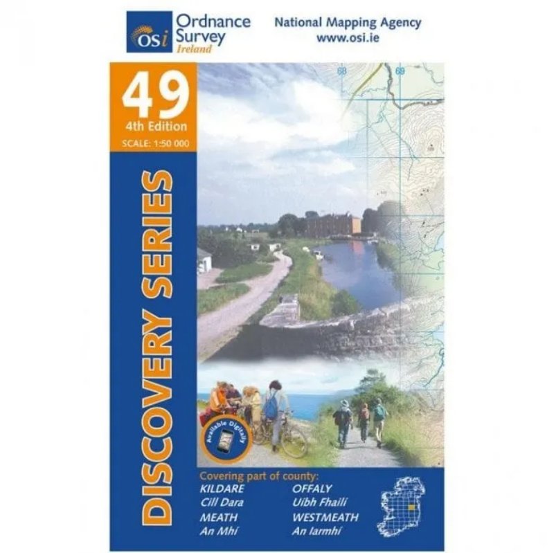 Ordnance Survey of Ireland Discovery Series 1:50 000 - 49 - Kildare Meath Offlay