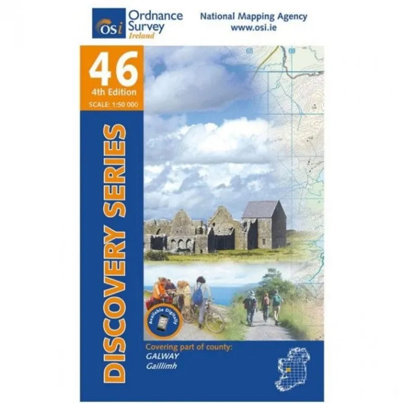 Ordnance Survey of Ireland Discovery Series 1:50 000 - 46 - Galway