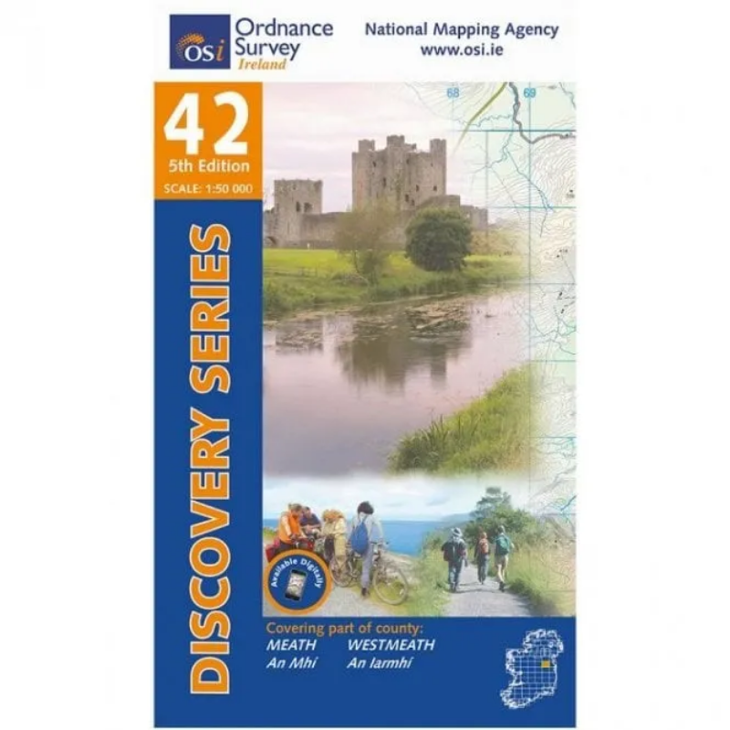 Ordnance Survey of Ireland Discovery Series 1:50 000 - 42 - Meath Westmeath