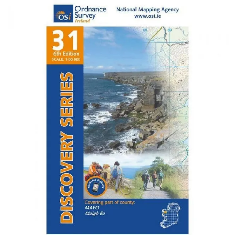 Ordnance Survey of Ireland Discovery Series 1:50 000 - 31 - Mayo Castlebar