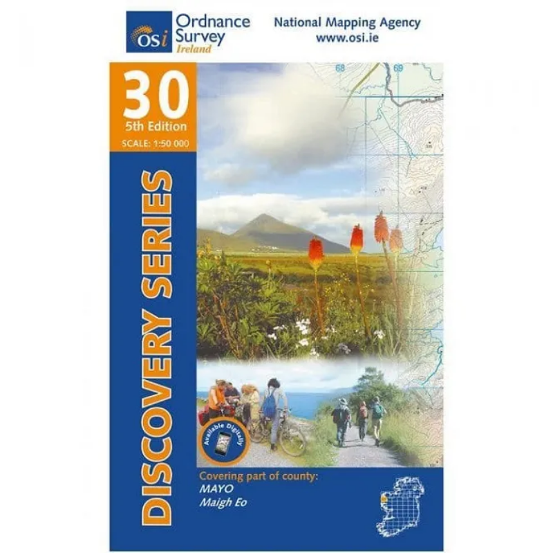 Ordnance Survey of Ireland Discovery Series 1:50 000 - 30 - Mayo Clare Island
