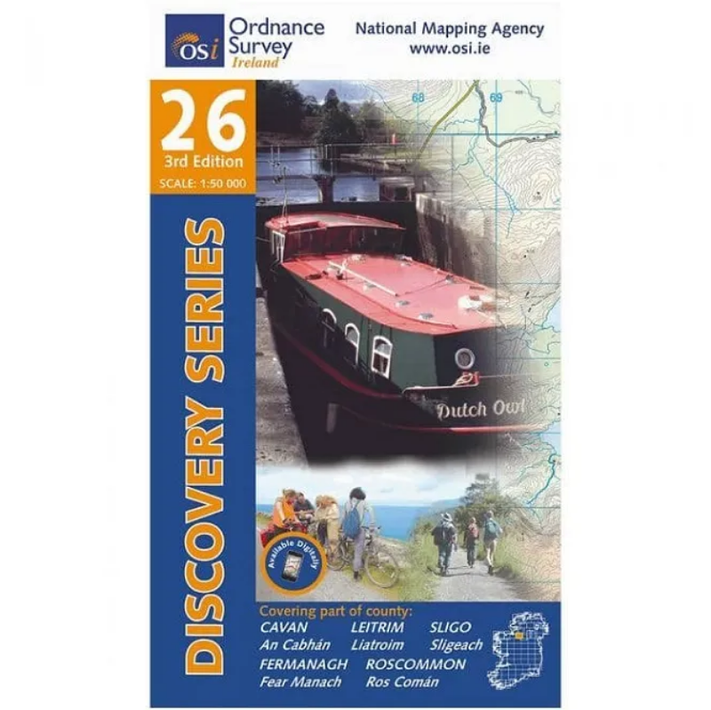 Ordnance Survey of Ireland Discovery Series 1:50 000 - 26 - Cavan Fermanagh